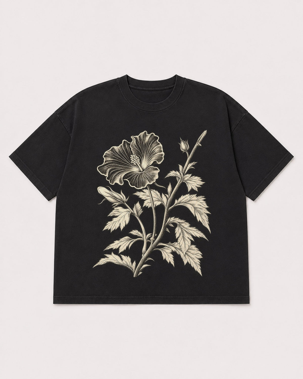 Mockup Boxy Heavyweight Tee Black product