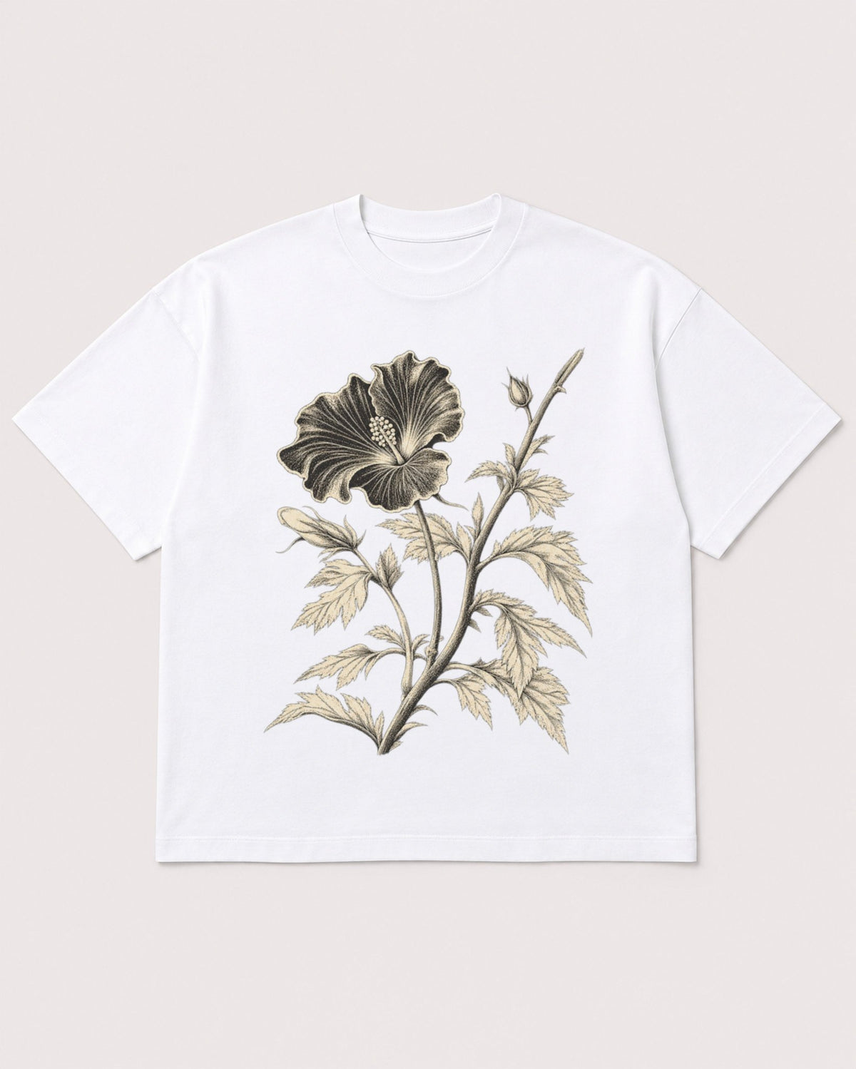 Mockup Boxy Heavyweight Tee White product