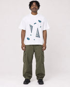 Mockup Boxy Heavyweight Tee White male full-body 04
