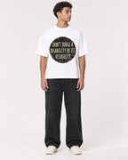 Mockup Boxy Heavyweight Tee White male full-body 10