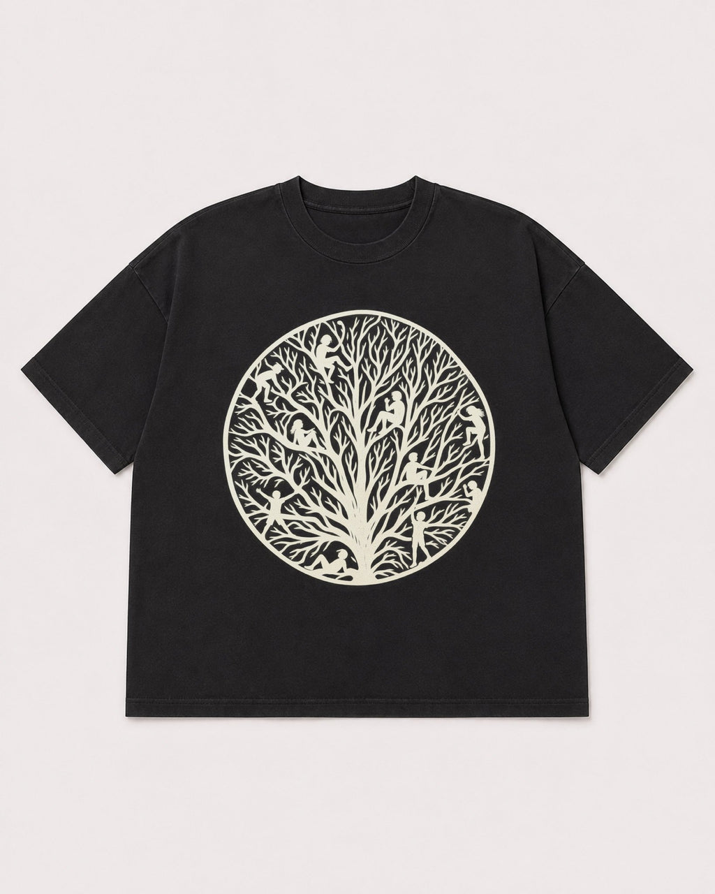 Mockup Boxy Heavyweight Tee Black product