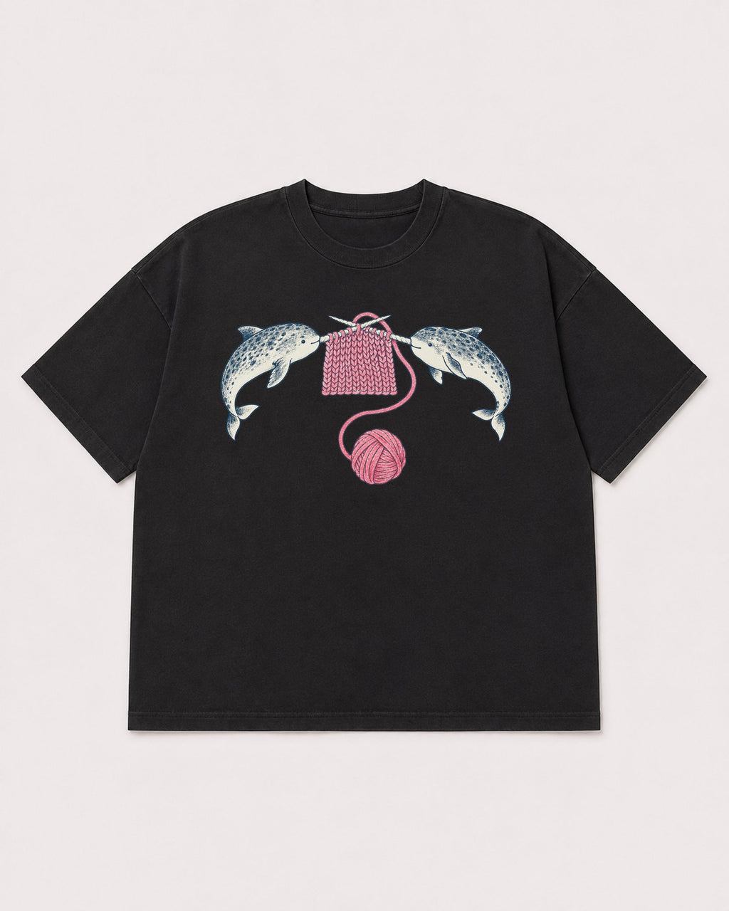Mockup Boxy Heavyweight Tee Black product