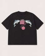 Mockup Boxy Heavyweight Tee Black product