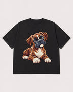 Mockup Boxy Heavyweight Tee Black product
