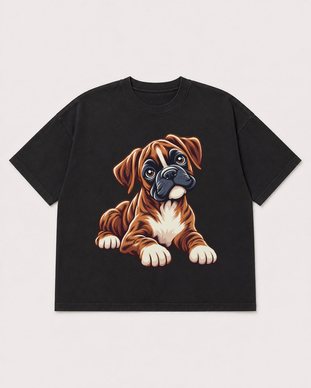 Mockup Boxy Heavyweight Tee Black product