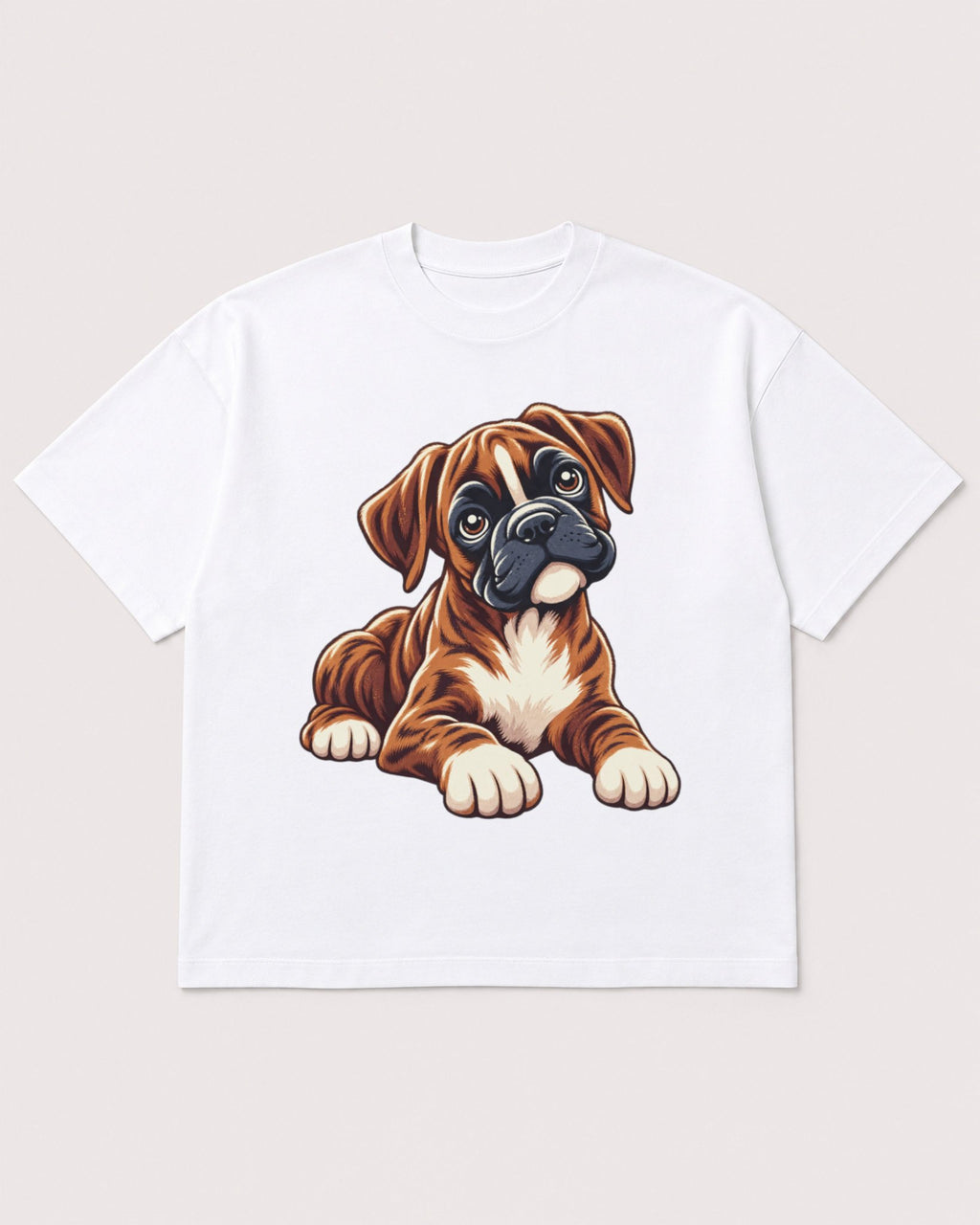 Mockup Boxy Heavyweight Tee White product