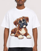 Mockup Boxy Heavyweight Tee White male close-up 05