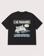 Mockup Boxy Heavyweight Tee Black product