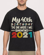 Mockup Boxy Heavyweight Tee Black male close-up 08