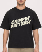 Mockup Boxy Heavyweight Tee Black male close-up 08