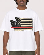 Mockup Boxy Heavyweight Tee White male close-up 04