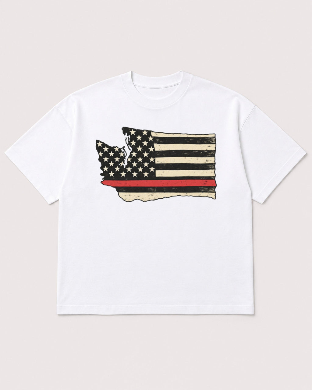 Mockup Boxy Heavyweight Tee White product
