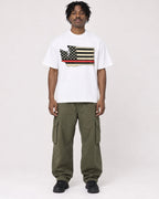 Mockup Boxy Heavyweight Tee White male full-body 04
