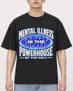 Mockup Boxy Heavyweight Tee Black male close-up 01