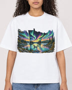 Mockup Boxy Heavyweight Tee White female close-up 10