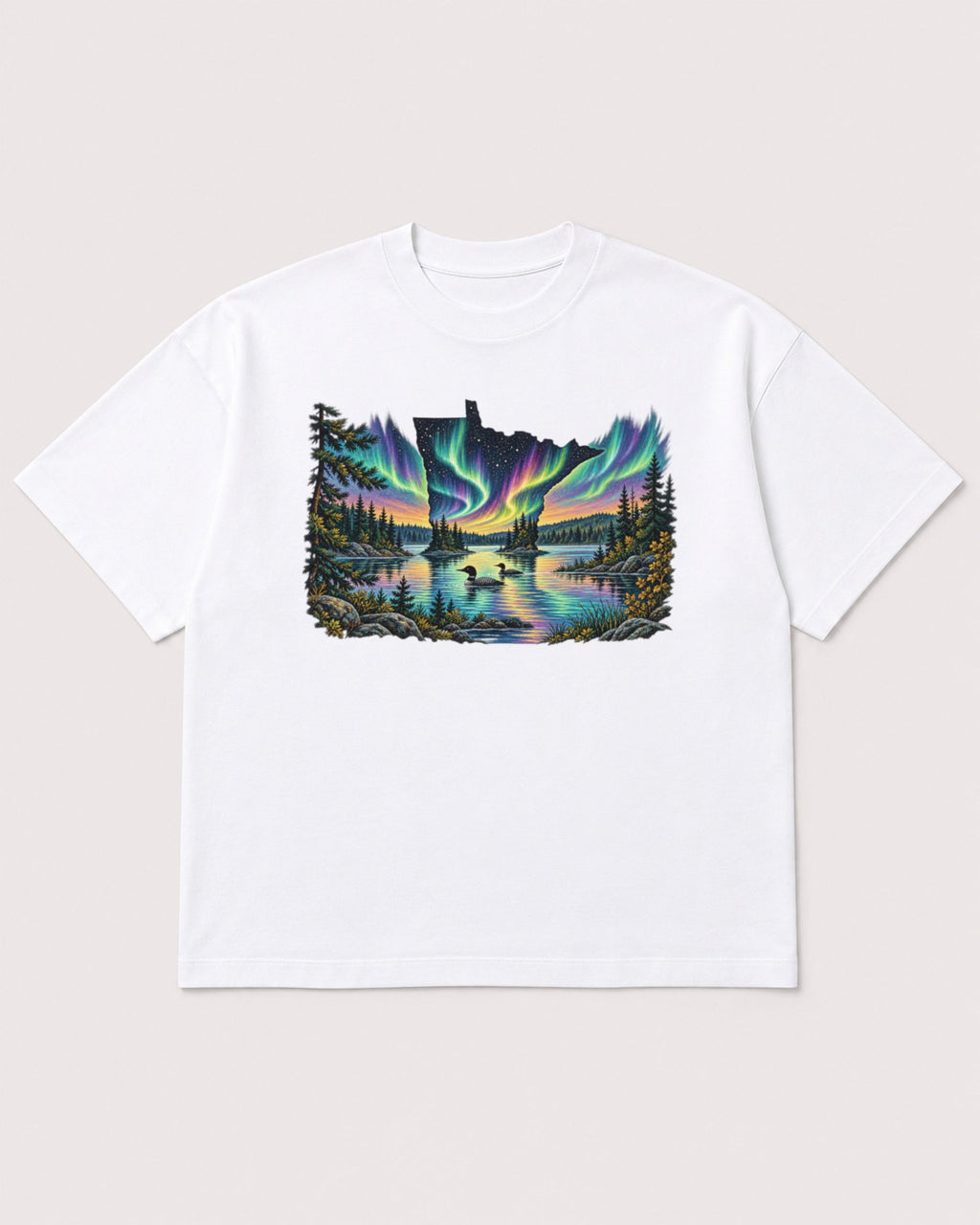 Mockup Boxy Heavyweight Tee White product