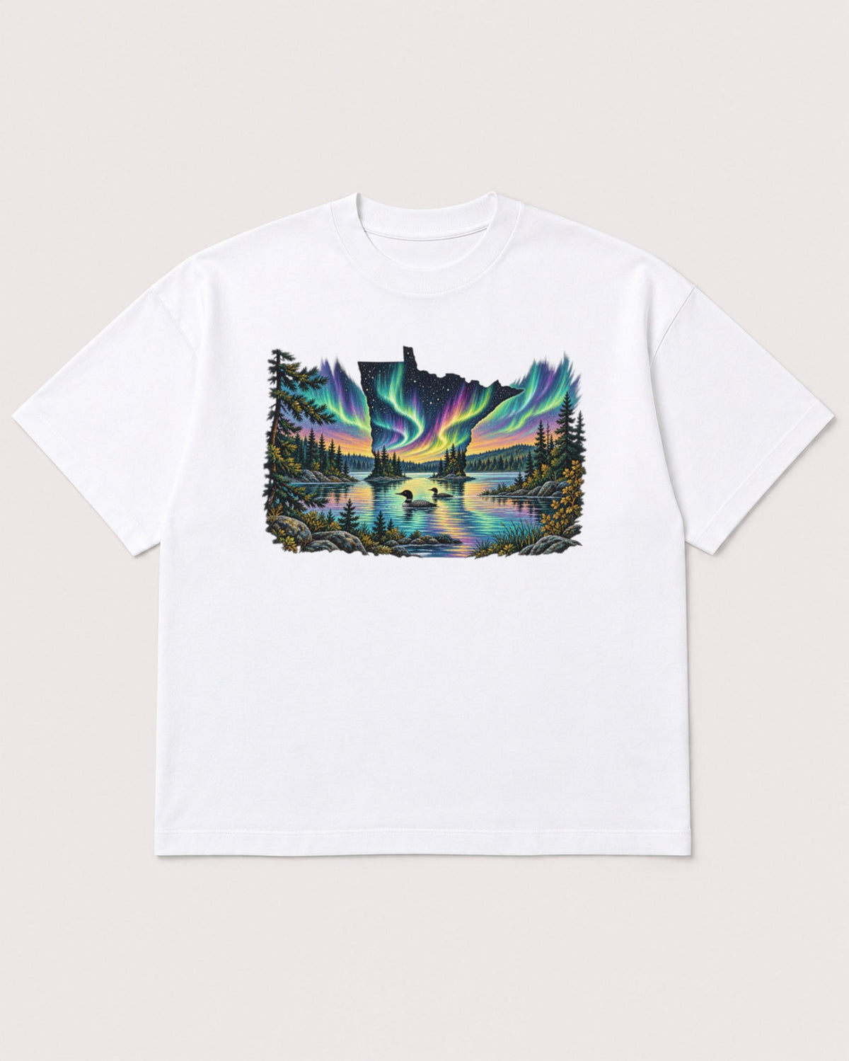 Mockup Boxy Heavyweight Tee White product