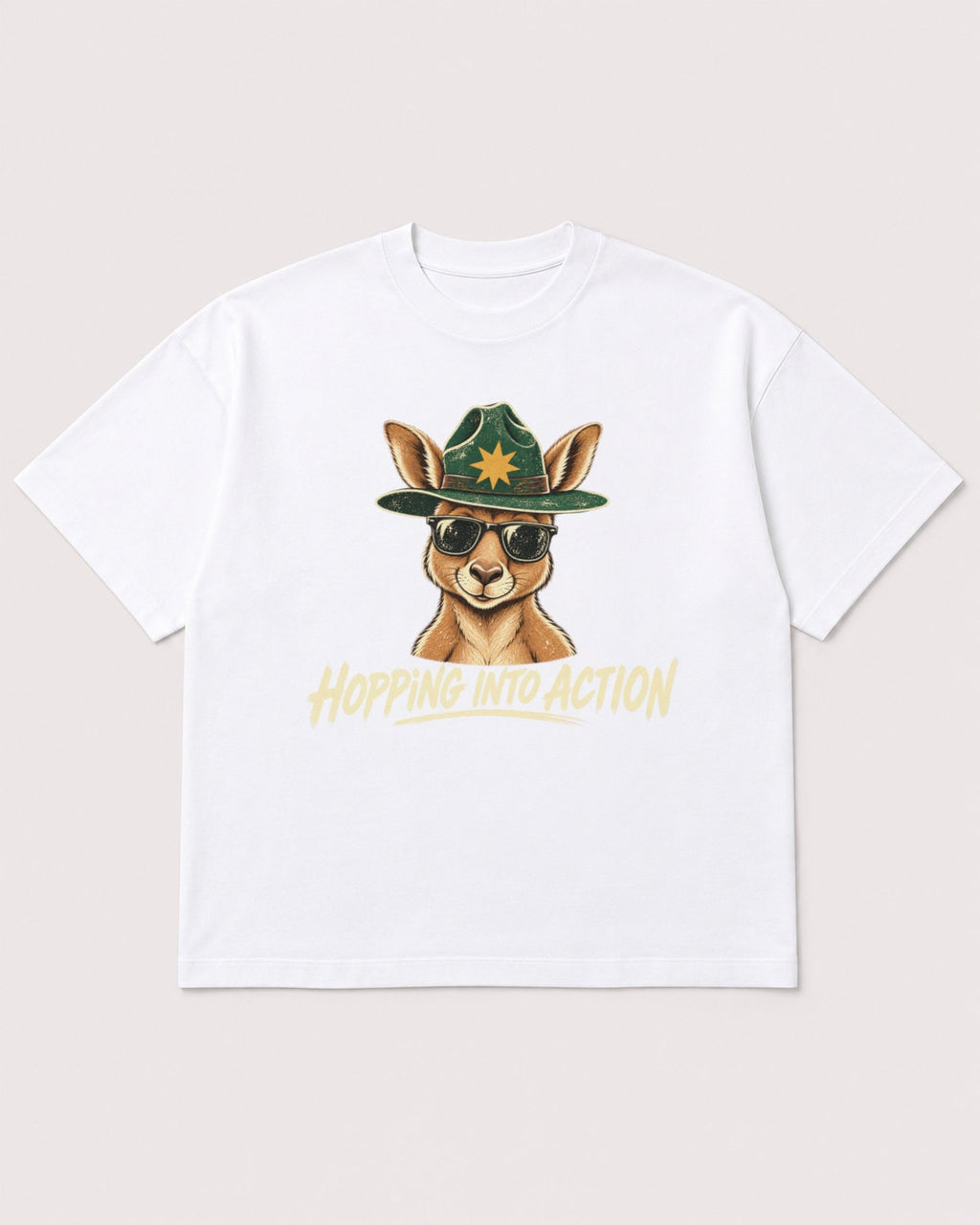 Mockup Boxy Heavyweight Tee White product