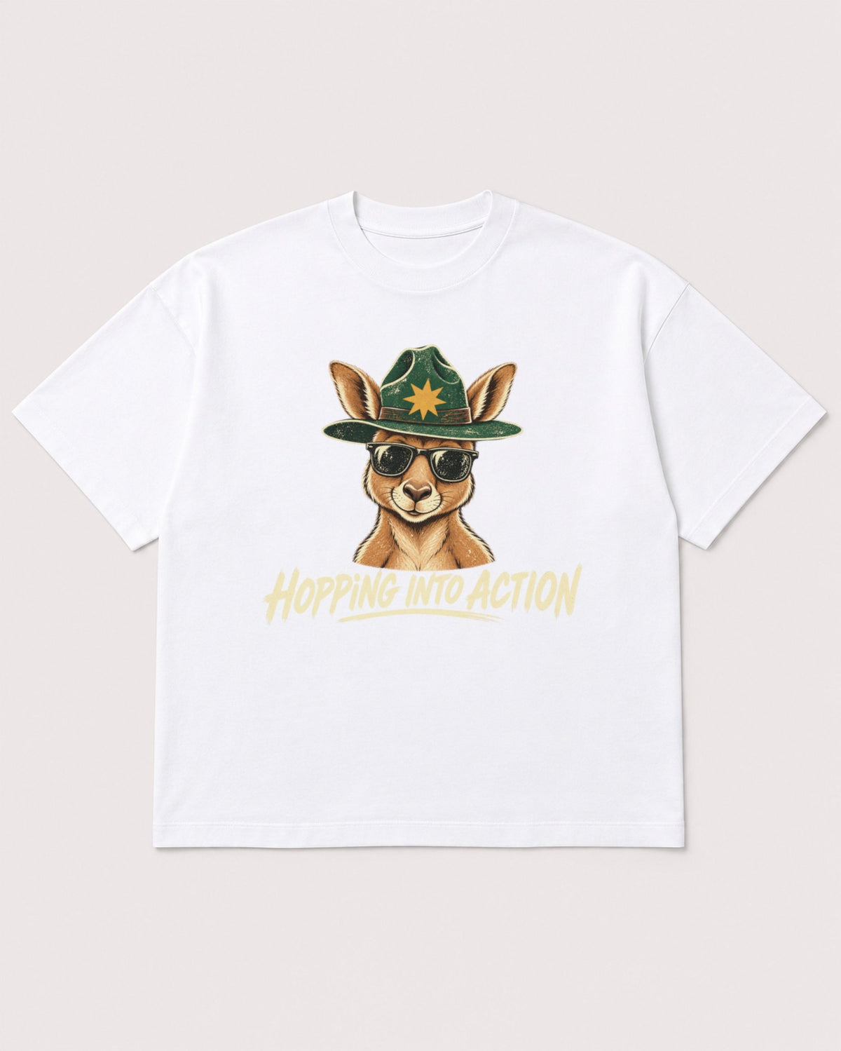 Mockup Boxy Heavyweight Tee White product