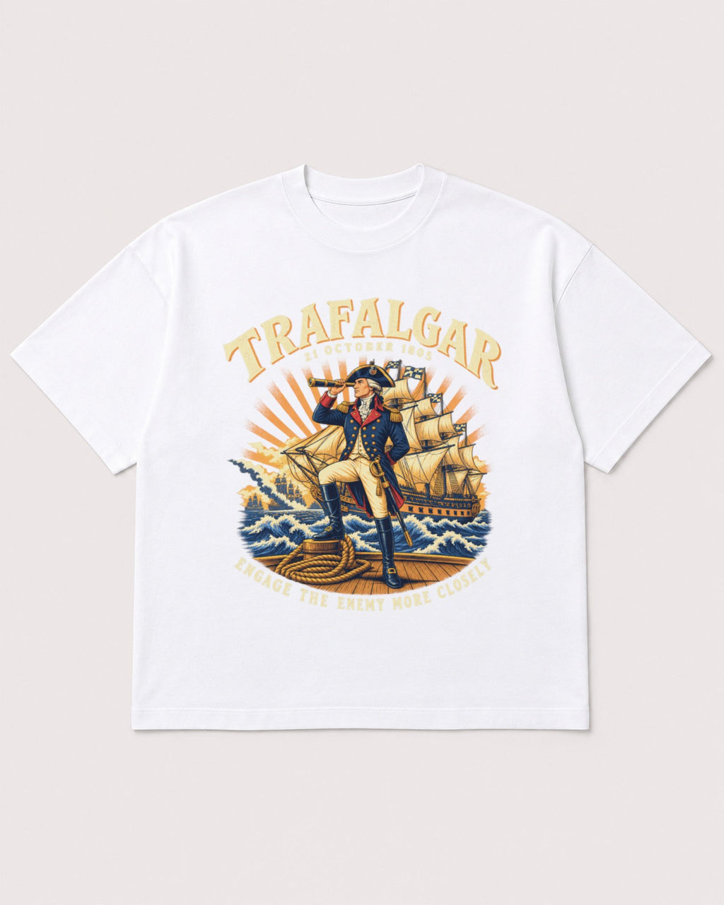 Mockup Boxy Heavyweight Tee White product