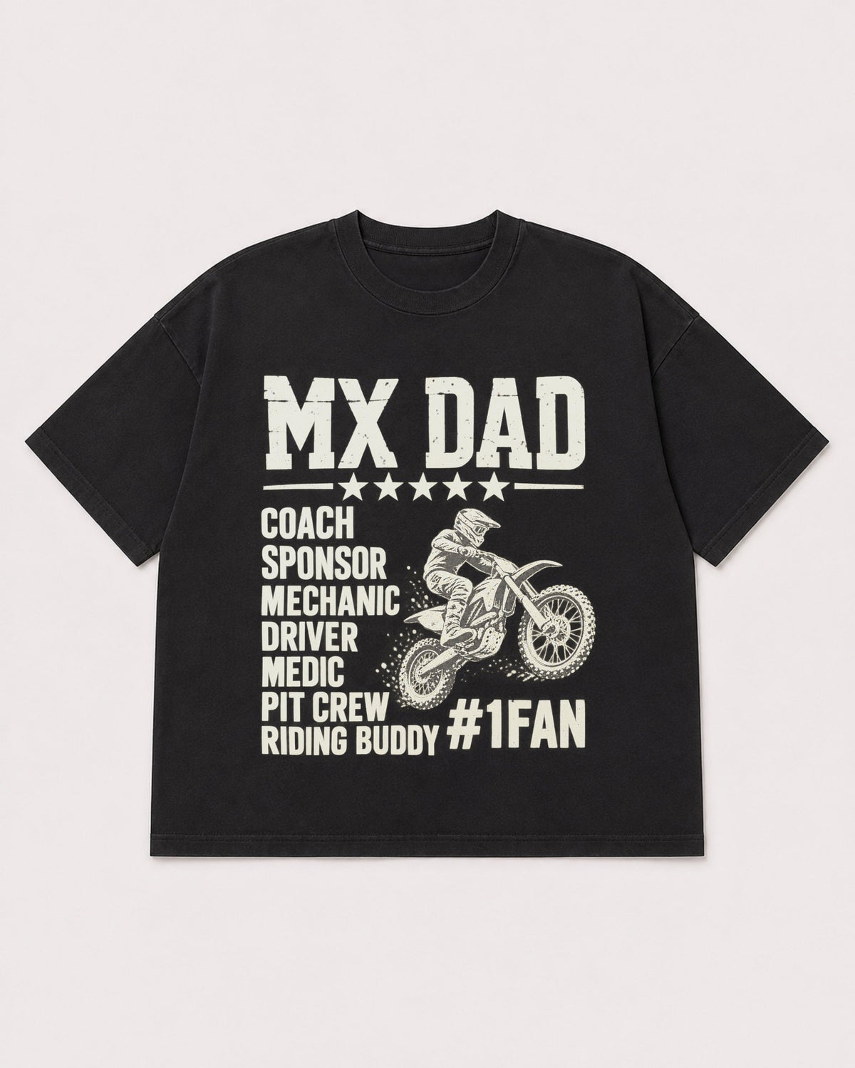 Mockup Boxy Heavyweight Tee Black product