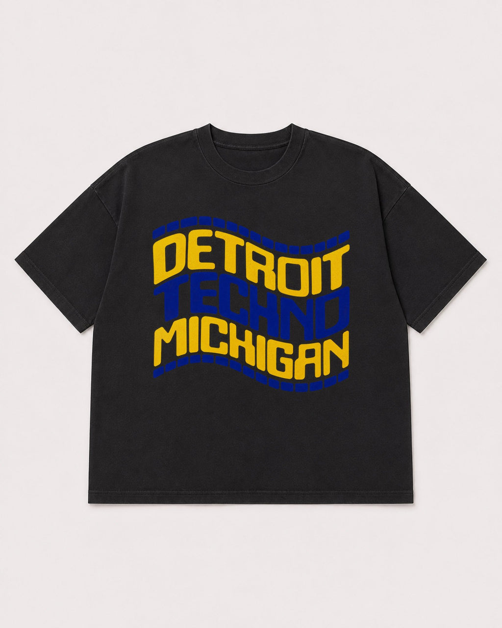 Mockup Boxy Heavyweight Tee Black product