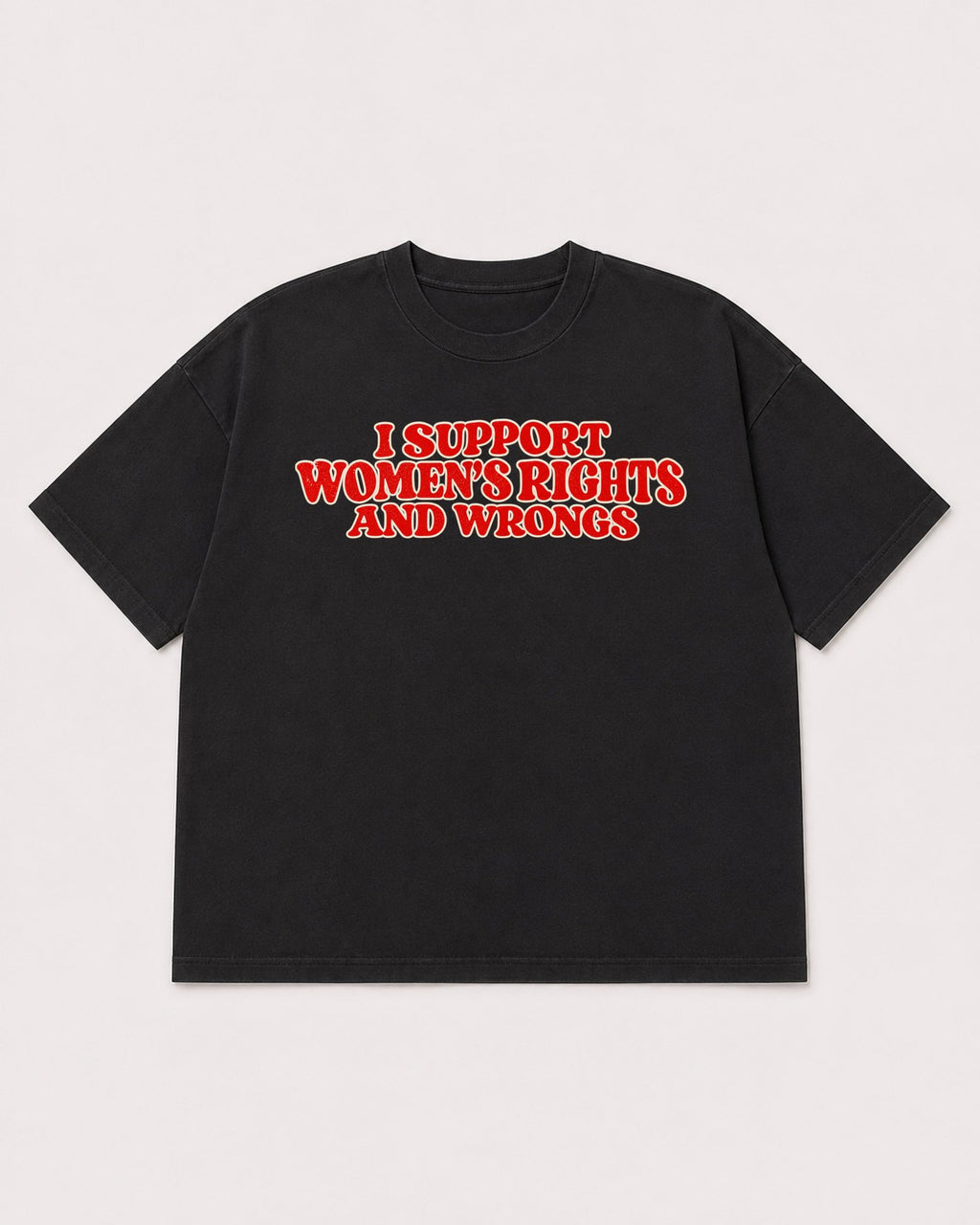 Mockup Boxy Heavyweight Tee Black product