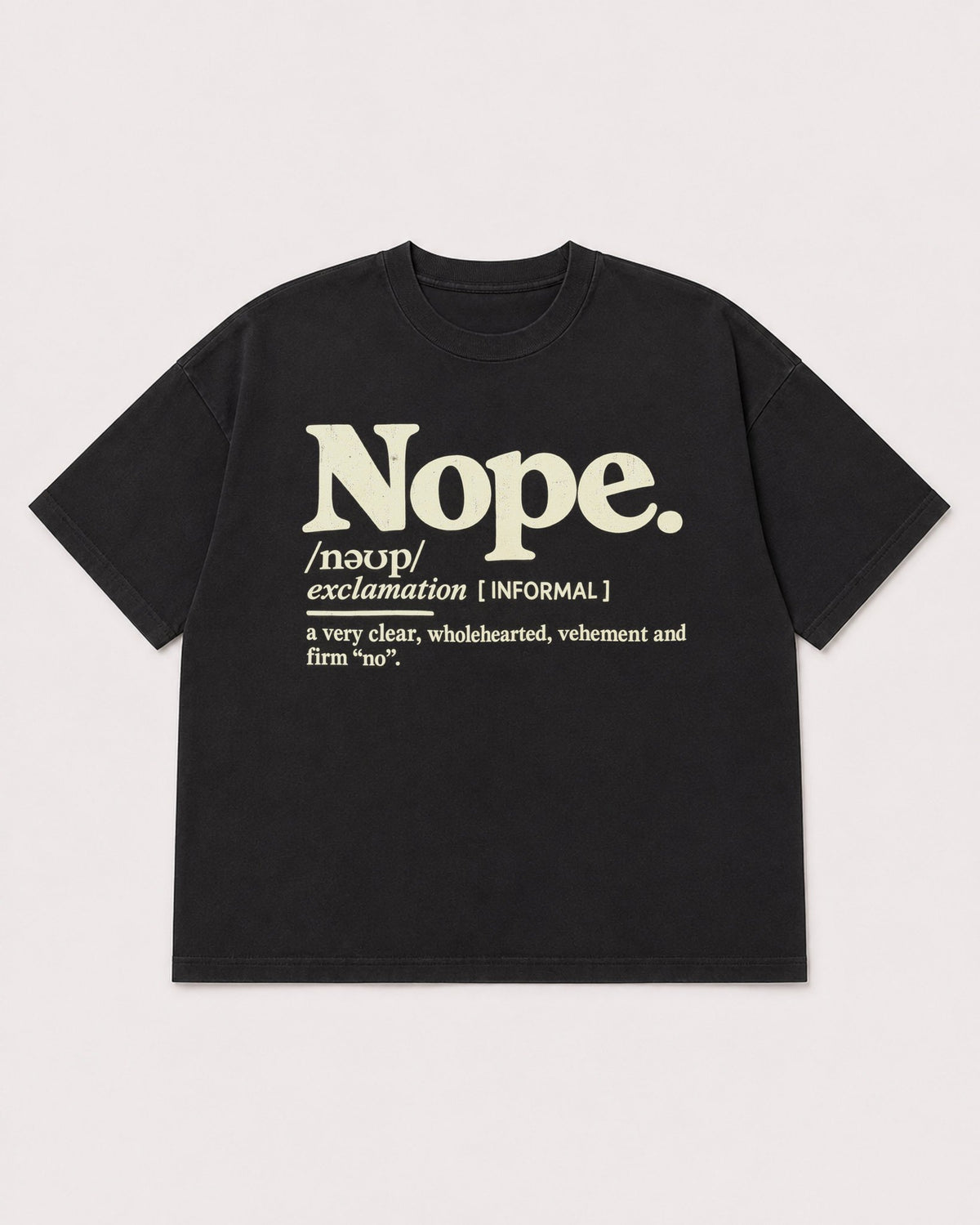Mockup Boxy Heavyweight Tee Black product