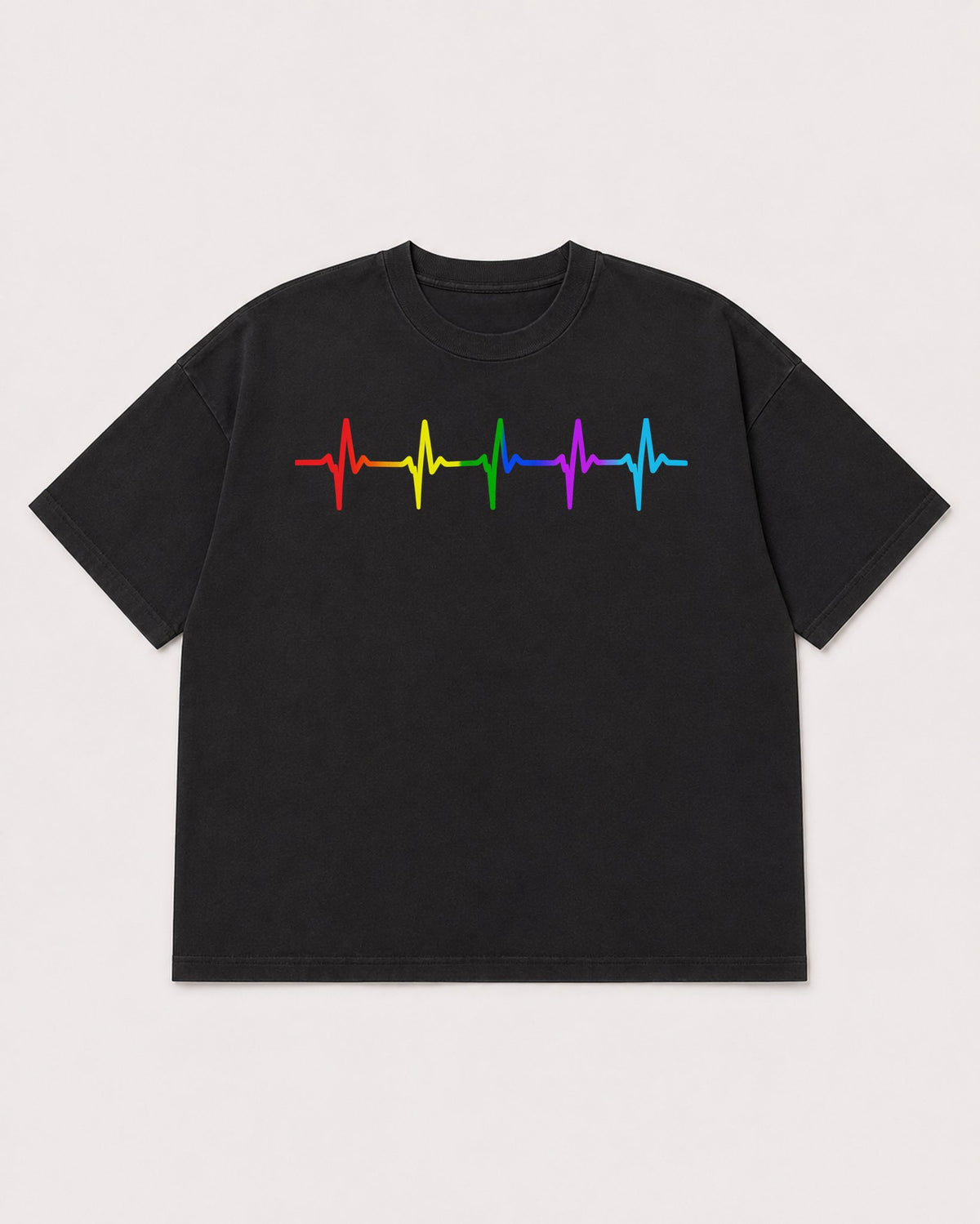 Mockup Boxy Heavyweight Tee Black product