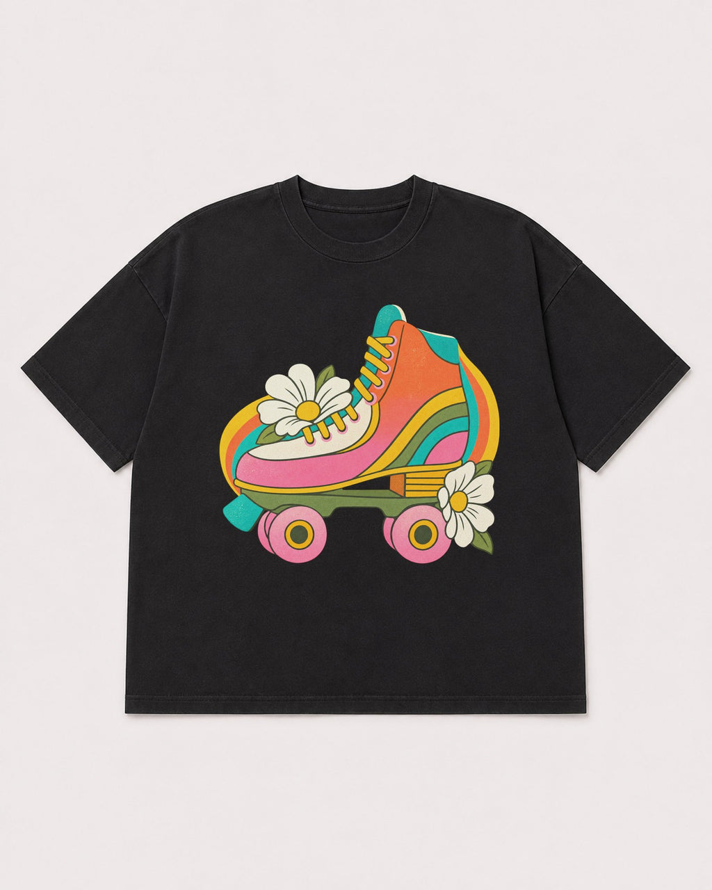 Mockup Boxy Heavyweight Tee Black product