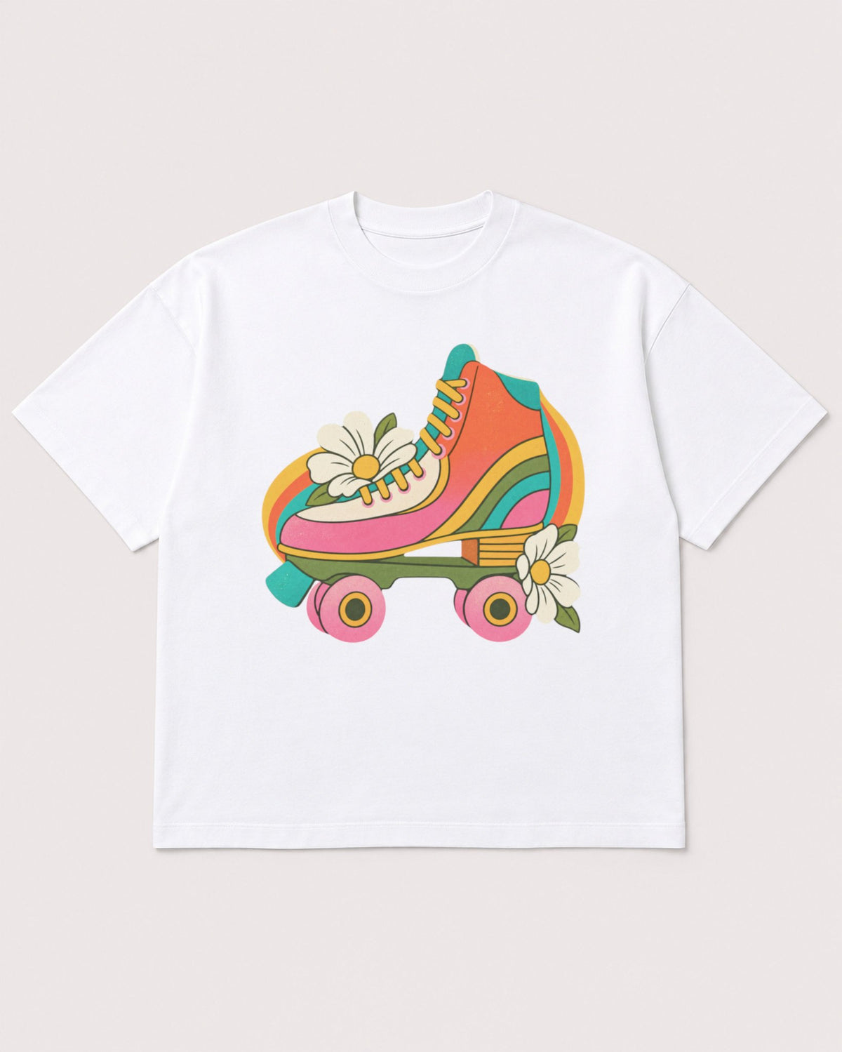 Mockup Boxy Heavyweight Tee White product