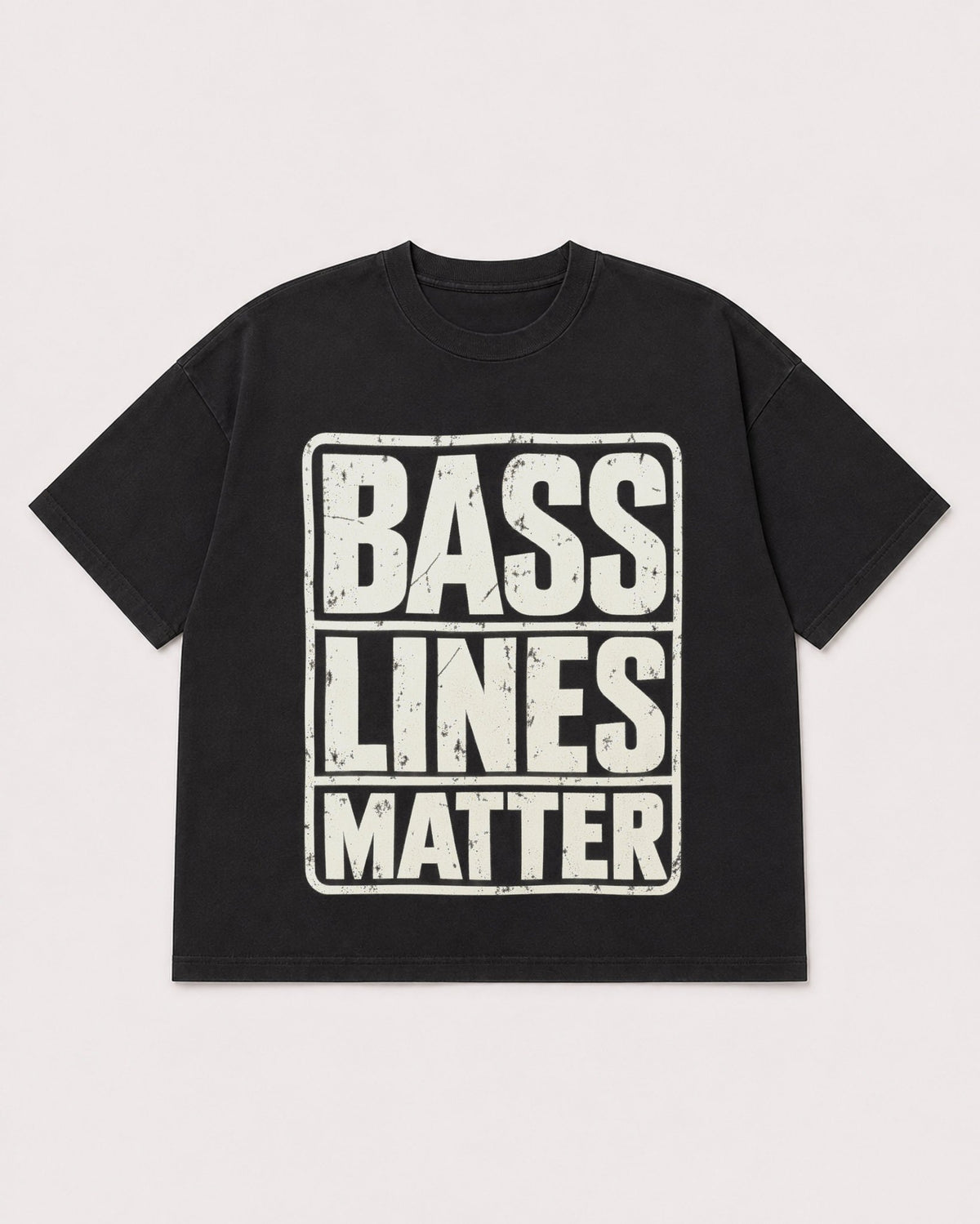 Mockup Boxy Heavyweight Tee Black product