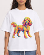 Mockup Boxy Heavyweight Tee White female close-up 06