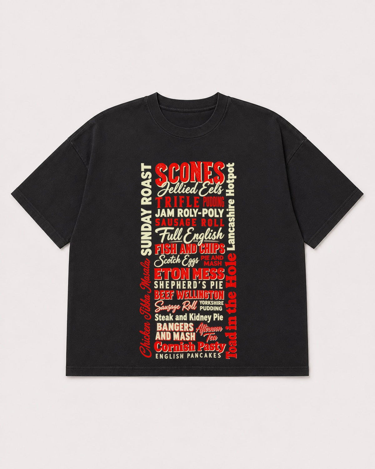 Mockup Boxy Heavyweight Tee Black product