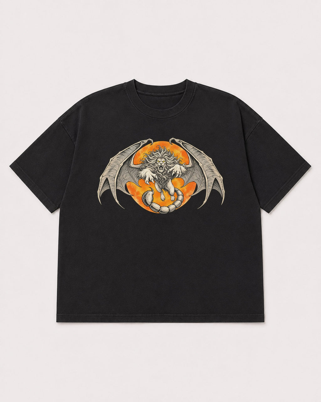Mockup Boxy Heavyweight Tee Black product
