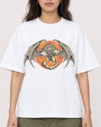 Mockup Boxy Heavyweight Tee White female close-up 02