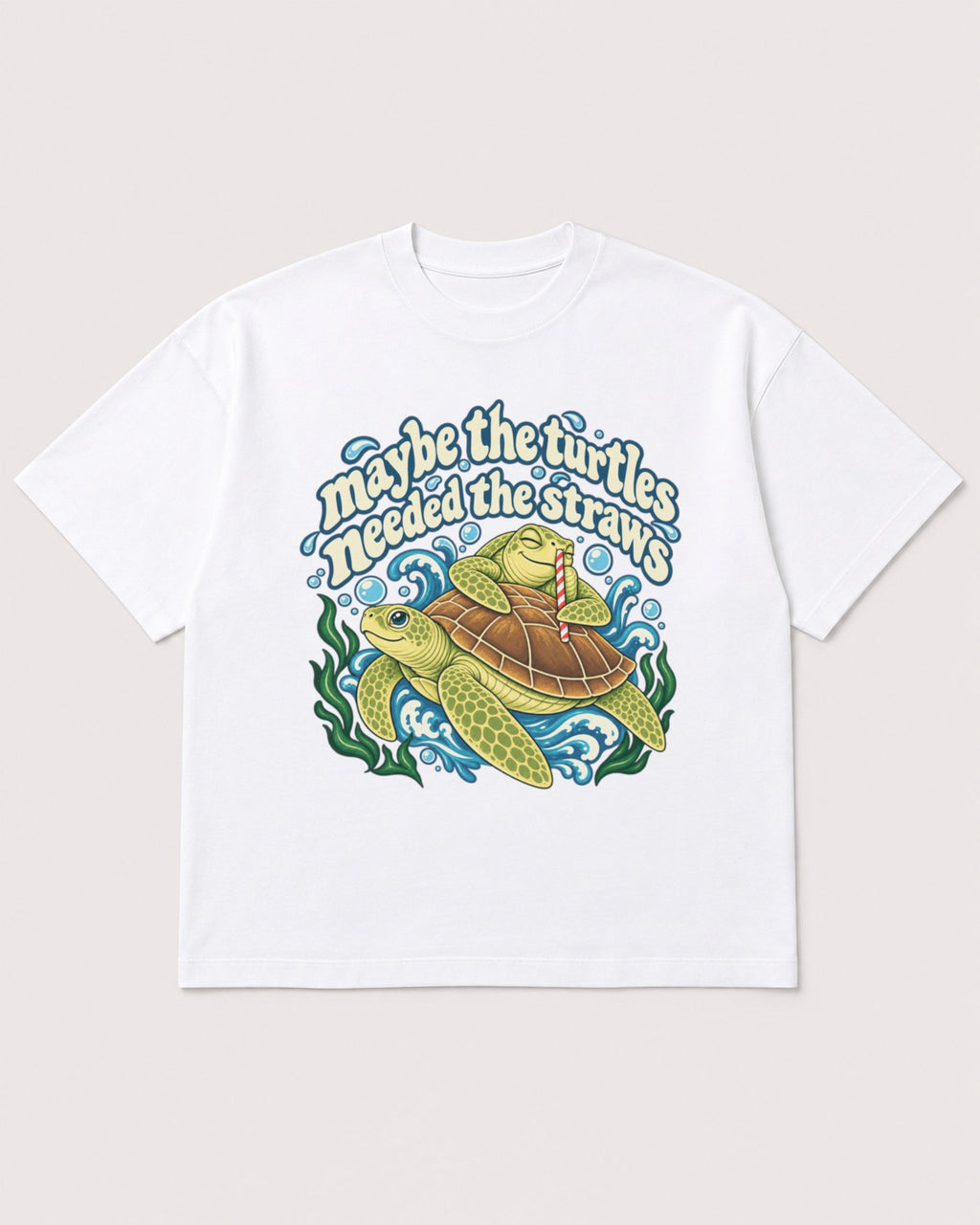 Mockup Boxy Heavyweight Tee White product