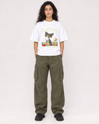 Mockup Boxy Heavyweight Tee White female full-body 07
