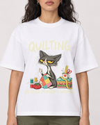 Mockup Boxy Heavyweight Tee White female close-up 07