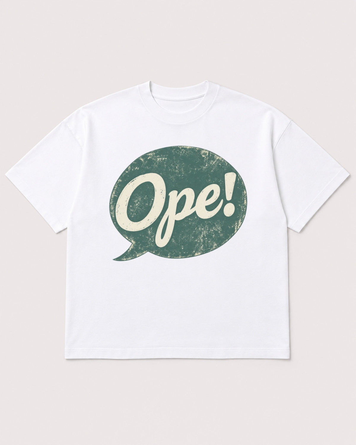 Mockup Boxy Heavyweight Tee White product