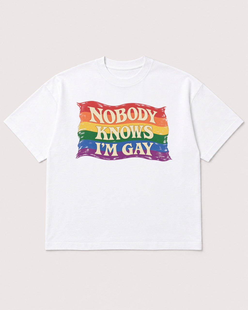 Mockup Boxy Heavyweight Tee White product