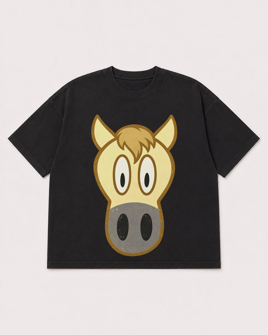 Mockup Boxy Heavyweight Tee Black product