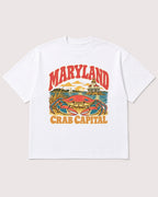 Mockup Boxy Heavyweight Tee White product