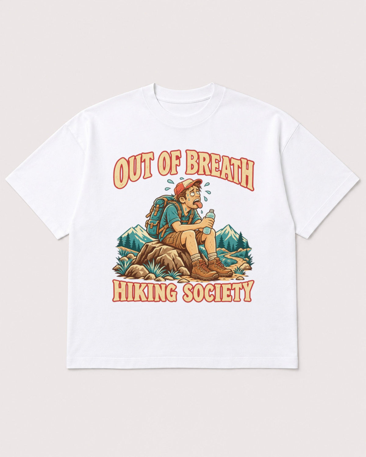Mockup Boxy Heavyweight Tee White product