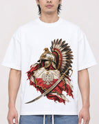 Mockup Boxy Heavyweight Tee White male close-up 23