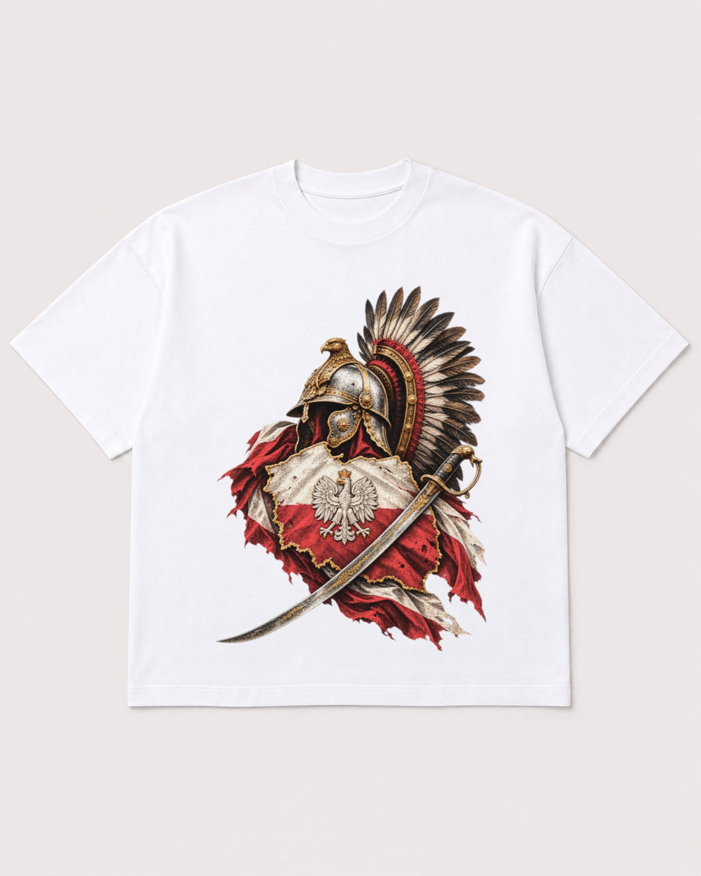 Mockup Boxy Heavyweight Tee White product
