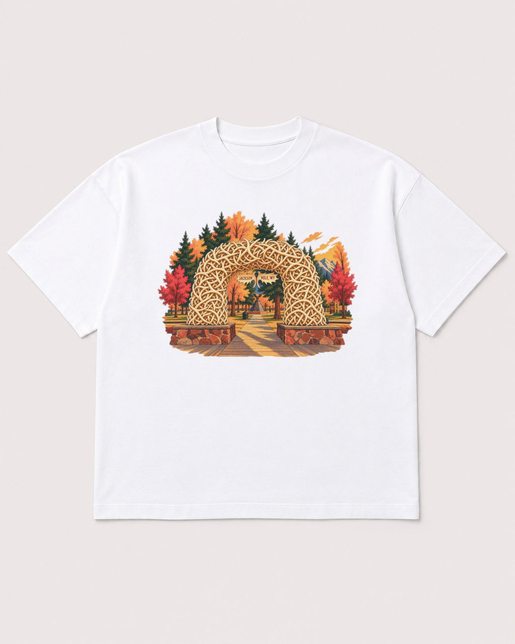 Mockup Boxy Heavyweight Tee White product