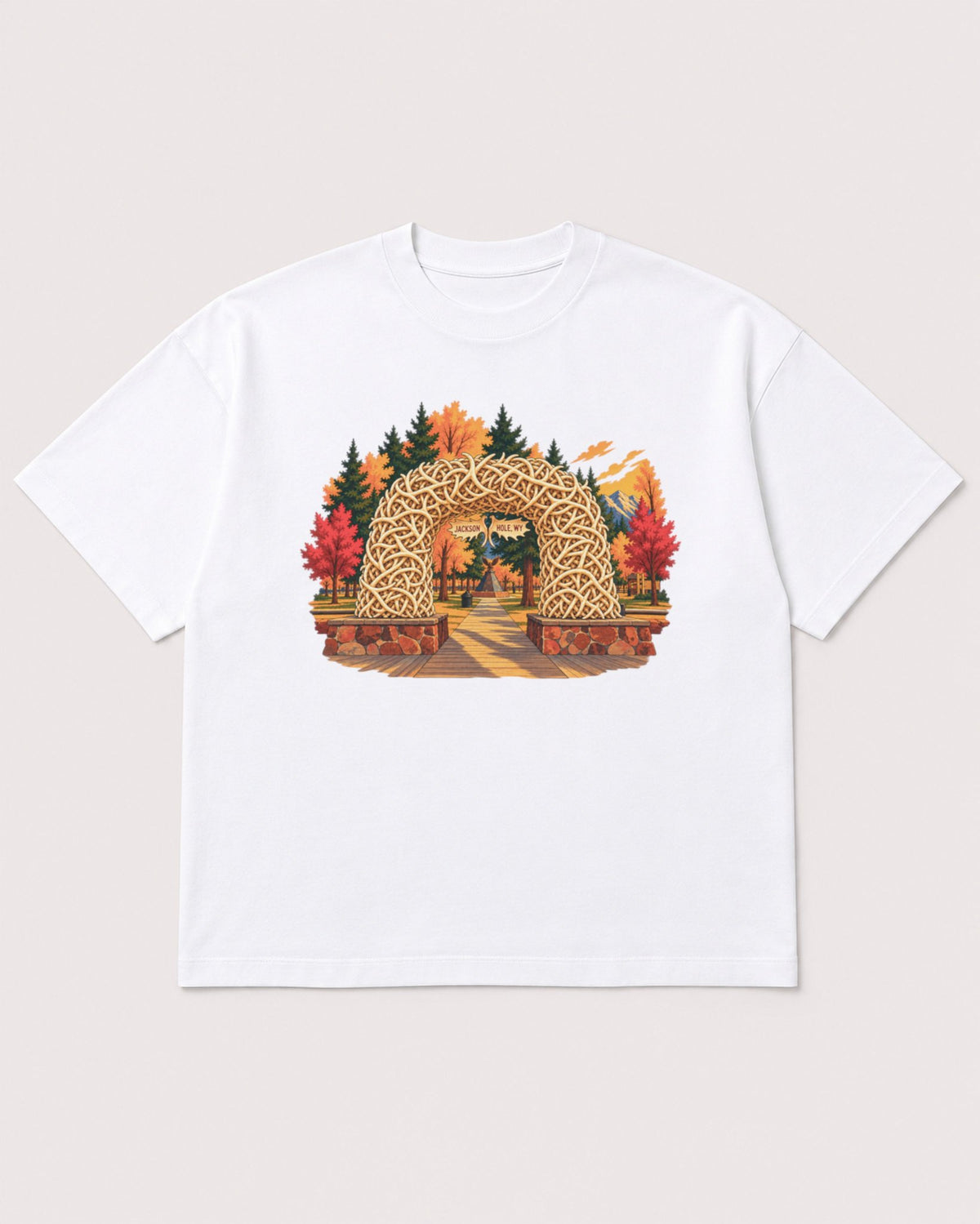 Mockup Boxy Heavyweight Tee White product