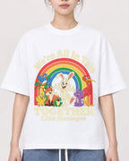 Mockup Boxy Heavyweight Tee White female close-up 41
