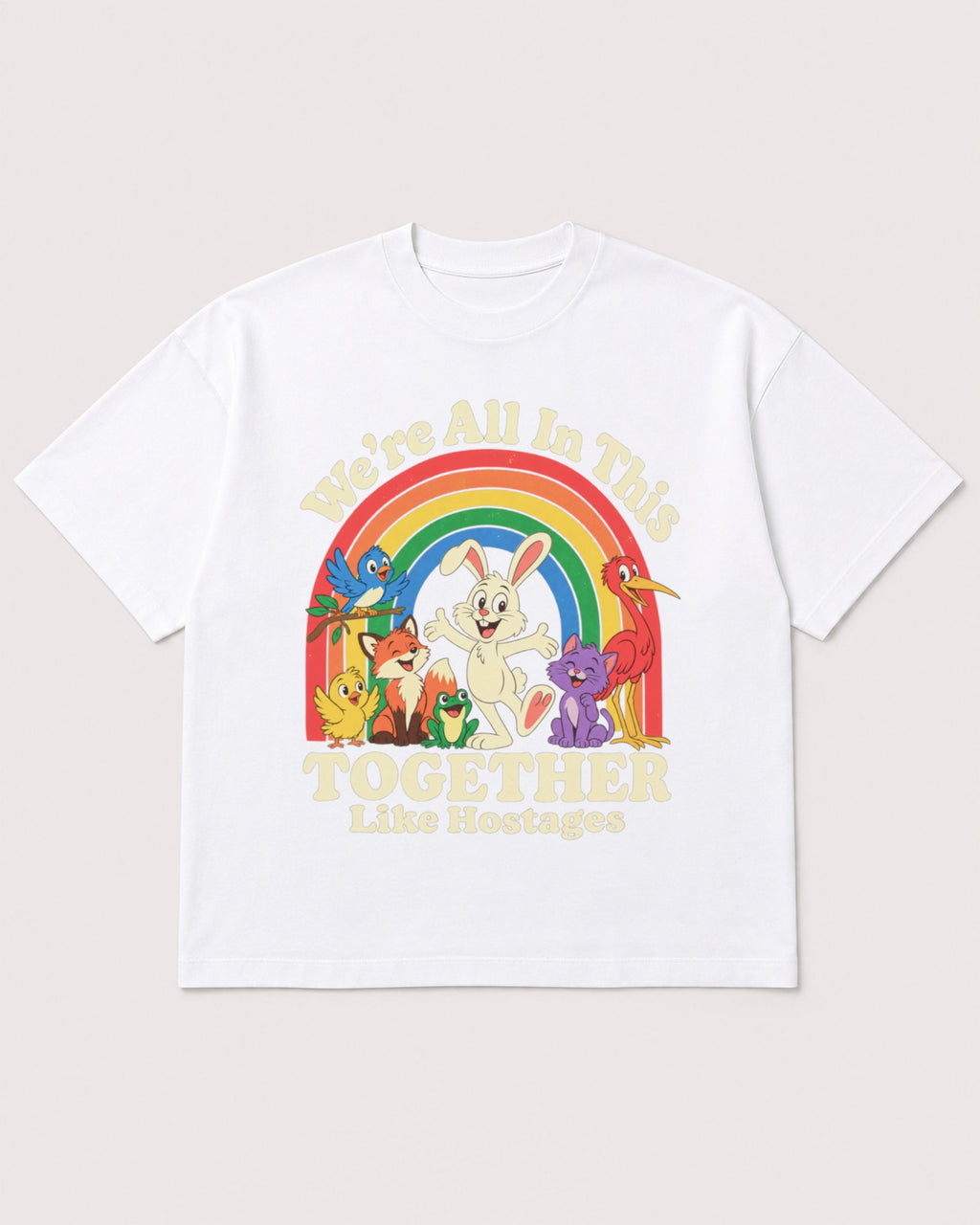 Mockup Boxy Heavyweight Tee White product